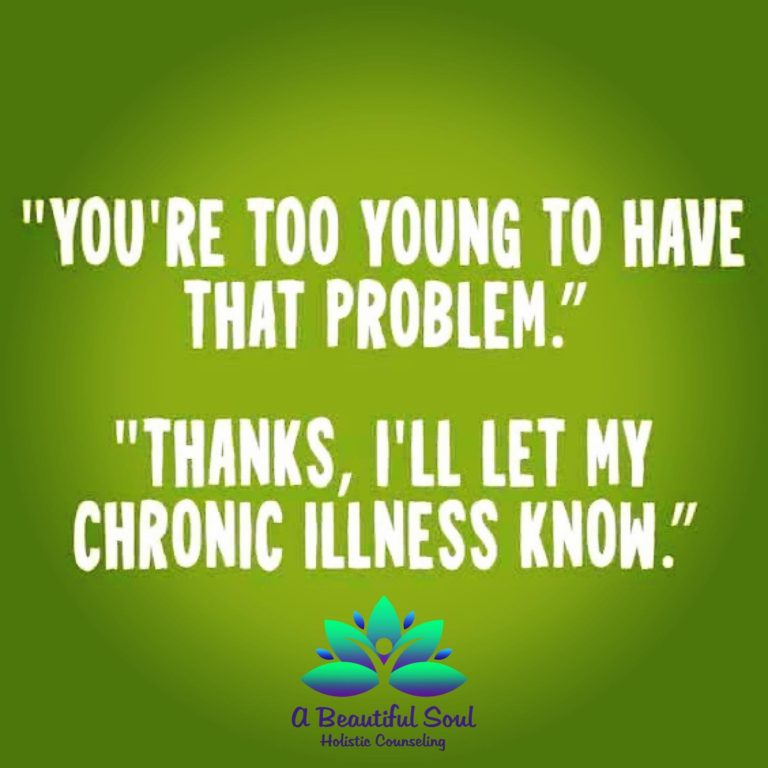 Read more about the article “You’re too young to have that problem….” Living with a Chronic Illness